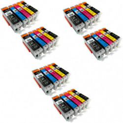 6 Kits canon PGI550BK...