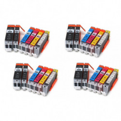 4 Kits canon PGI550BK...